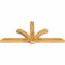 Ekena Millwork Redmond Rough Sawn Timber Gable Bracket, Western Red Cedar, 72"W x 33"H x 4"D x 4"F, 11/12 Pitch GBW072X33X0404RED00RWR - alternate 4